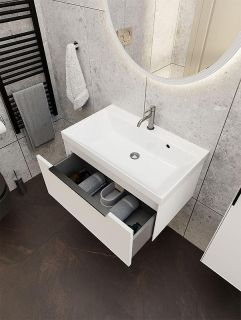 Тумба под раковину La Fenice Simpla FNC-01-SIM-B-60 белый  60 см